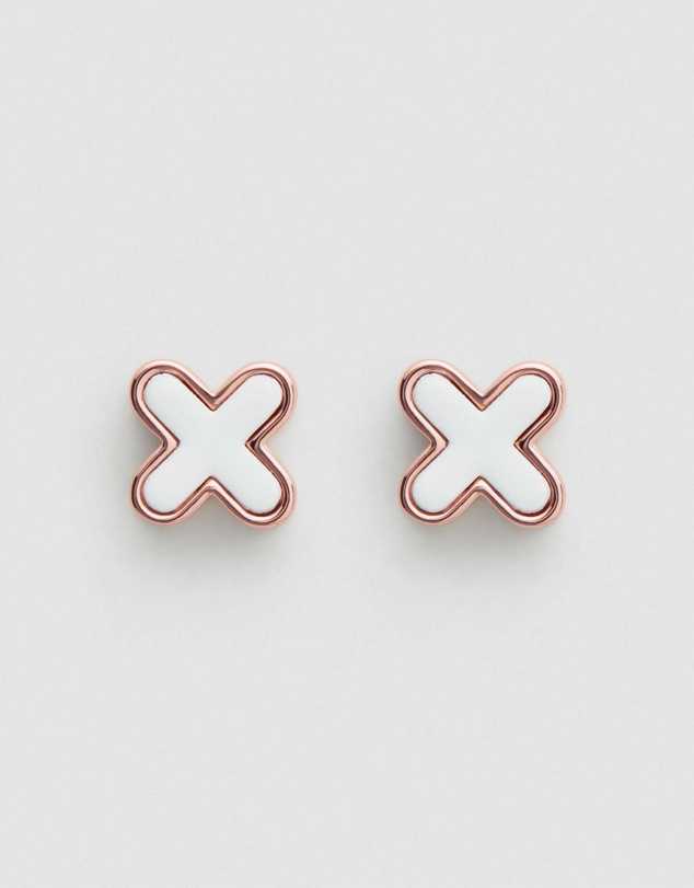 MIMCO - Dreamer Stud Earrings - White