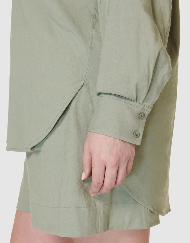 Sweaty Betty - Summer Stretch Linen Utility Shirt