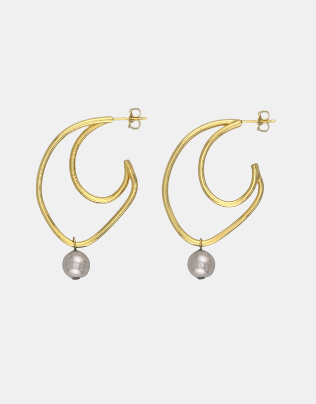 Sonne Jewellery - Bella Gold Pearl Earrings