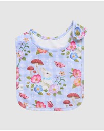 Fleur Harris - 'Bunny Forest' Dandy Duo Bibs in Cornflower