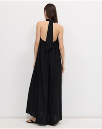 Calli - Lucy Scoop Neck Maxi Dress