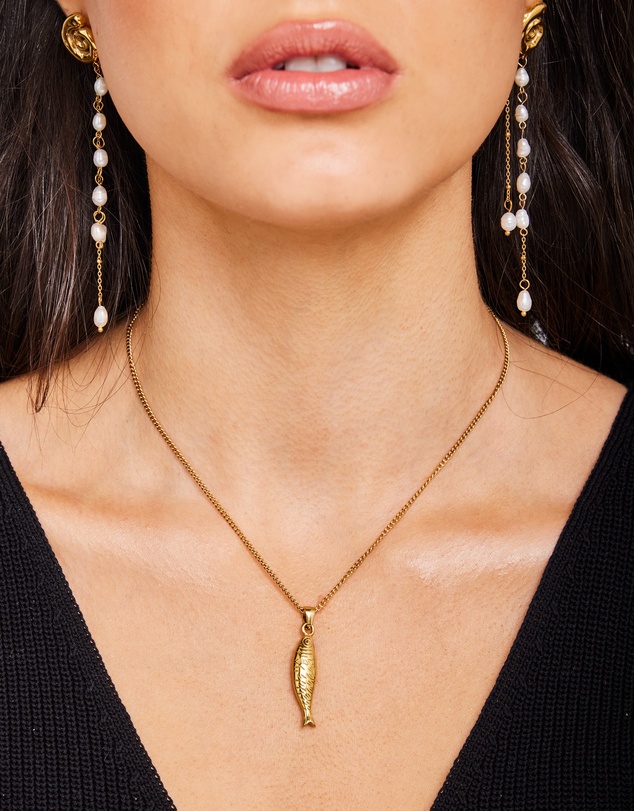 Zoe Olivia - Waterproof Solara Fish Necklace