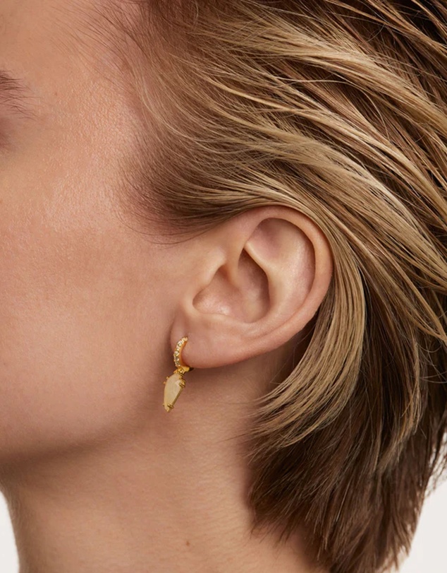 PDPAOLA - Naoki Rutile Quartz Single Earring