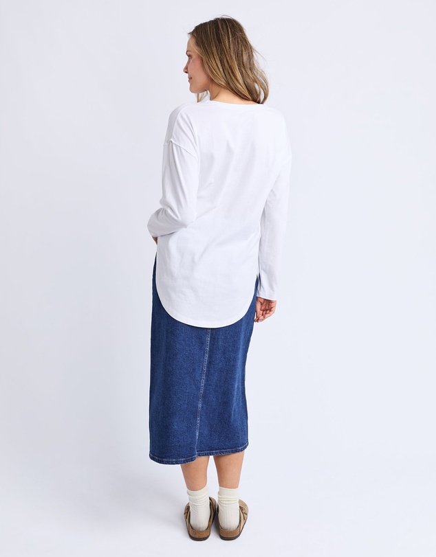 Foxwood - Standard Long Sleeve White