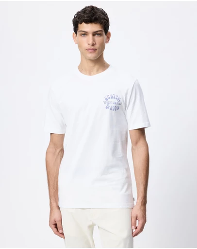 Scotch & Soda - Left Chest Artwork Regular-Fit T-Shirt