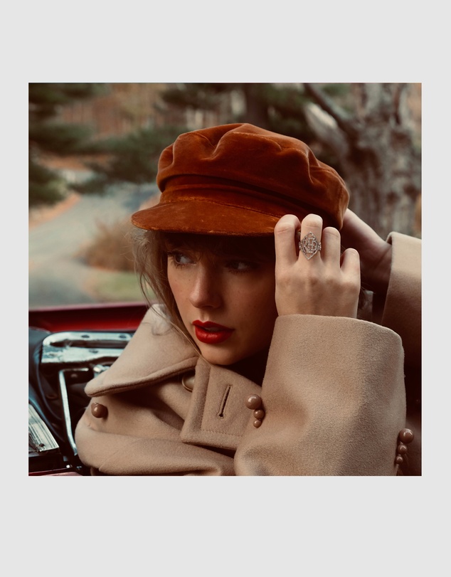 Universal Music - Crosley Record Storage Crate & Taylor Swifts Version Red Vinyl Album Bundle