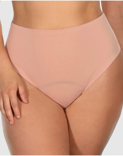 B Free Intimate Apparel - Super Soft Brushed Period High Cut Briefs