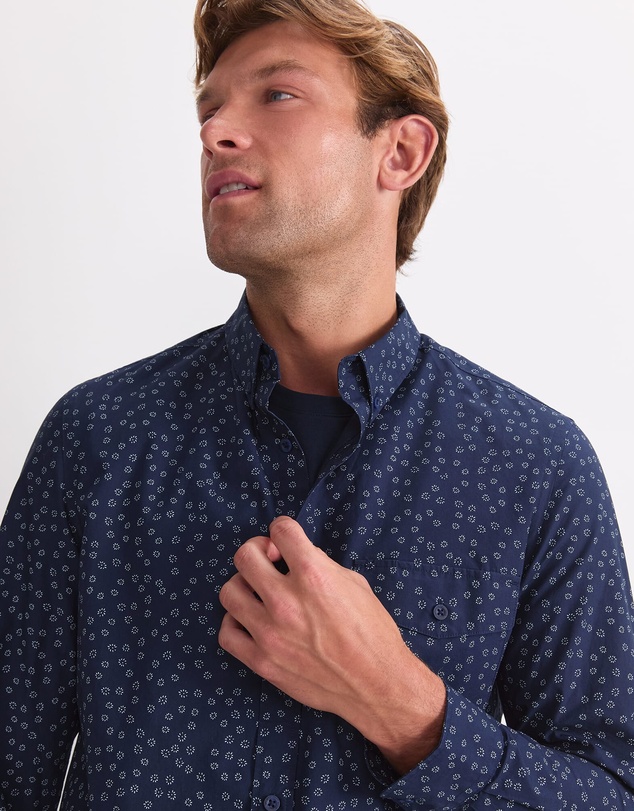 Sportscraft - Long Sleeve Wyatt Printed Shirt