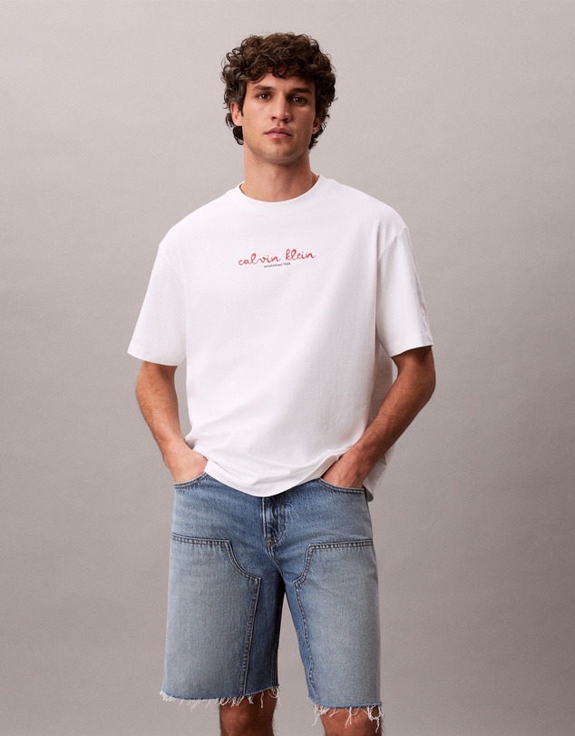 Calvin Klein Jeans - Line Logo Graphic Relaxed T‑Shirt