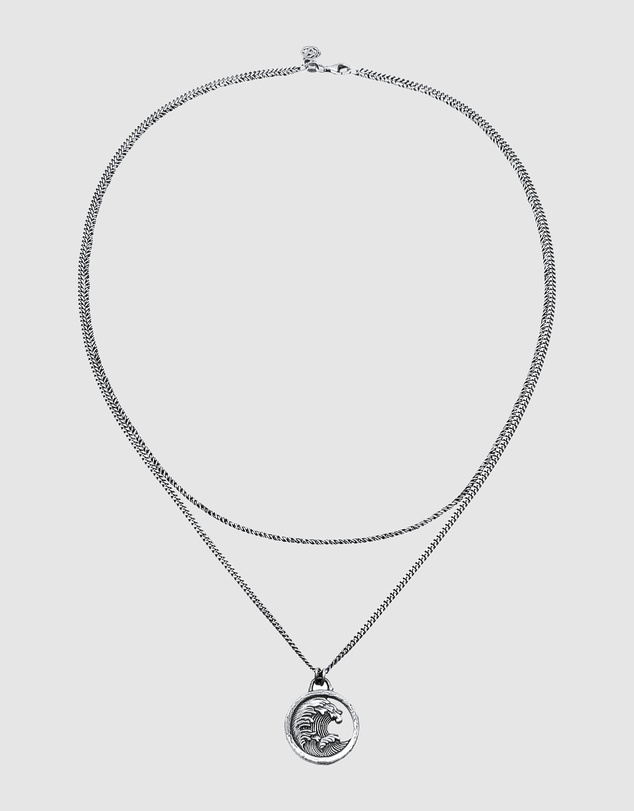 Haze & Glory - ICONIC EXCLUSIVE - Turn The Tide Layer Necklace in Oxidised 925 Silver