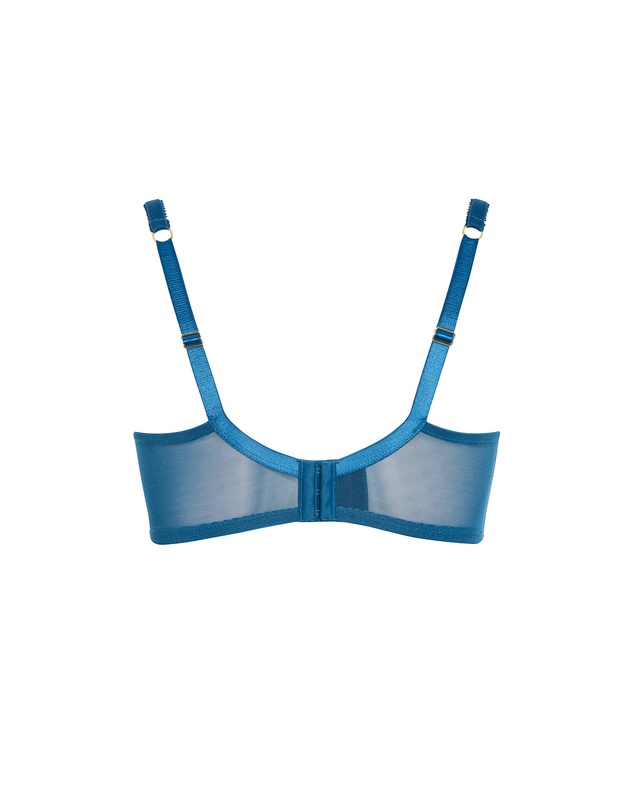 City Chic - Plus size Lara Underwire Bra - poseidon