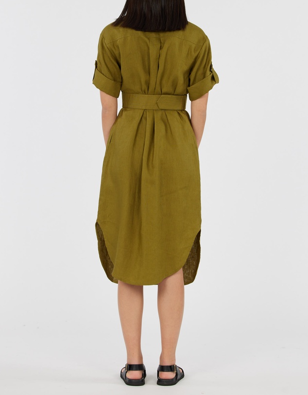 Amelius - Provence Linen Shirt Dress
