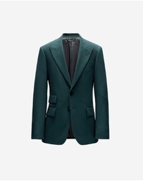 Calibre - Double Crepe Suit Jacket Hunter Green