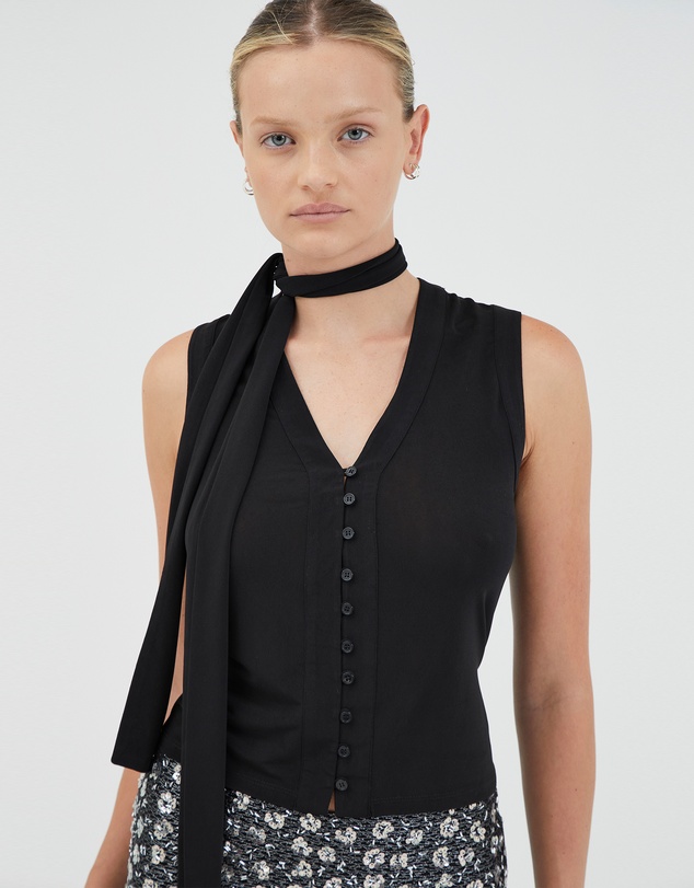 Third Form - Aura Button Up Tank Top