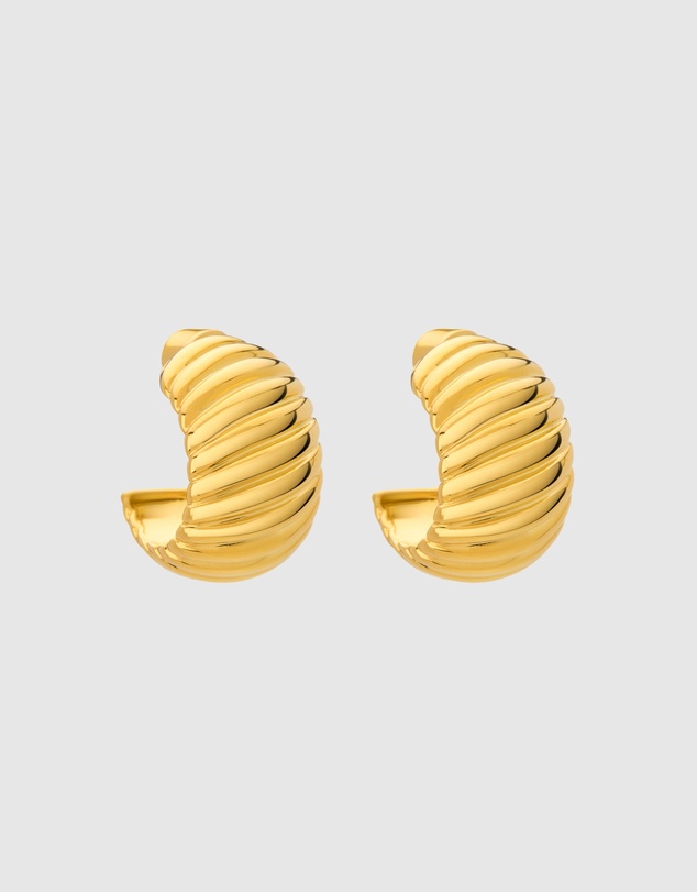 Reh Studios - Avery Hoops - Gold