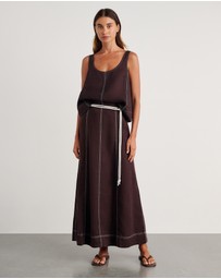 Jag - Sabine Linen Maxi Skirt