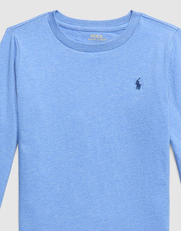 Polo Ralph Lauren - Cotton Jersey LS Tee - ICONIC EXCLUSIVE - Kids