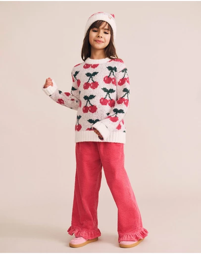 Huxbaby - Cherry Knit Pullover - Babies