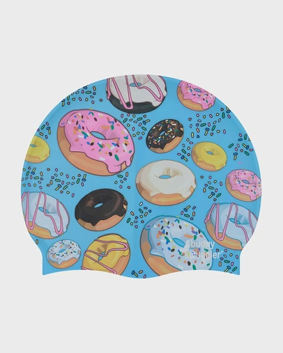 Budgy Smuggler - Swim Cap in Donuts