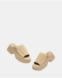 EVERAU - Australian Shepherd Ugg Haive Cow Suede Upper Loafer Oxfords Flats