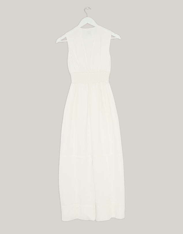 Revibe - Repaired Minima Esenciales Paloma Linen Midi Dress - AU 6