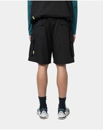 PYRA - HELIX  CARGO SHORT- BLACK