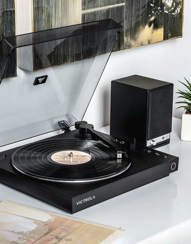Victrola - Victrola Automatic Turntable - Black
