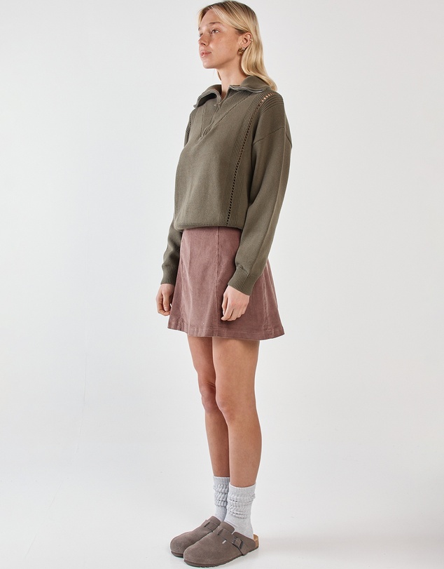 Sass - Parco Cord Mini Skirt