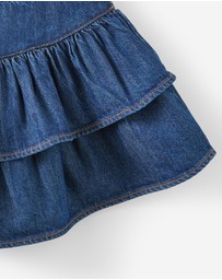 Cotton On Kids - Frill Denim Skirt