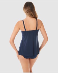 Miraclesuit Swimwear  - Marina Draped Underwired Tankini Top