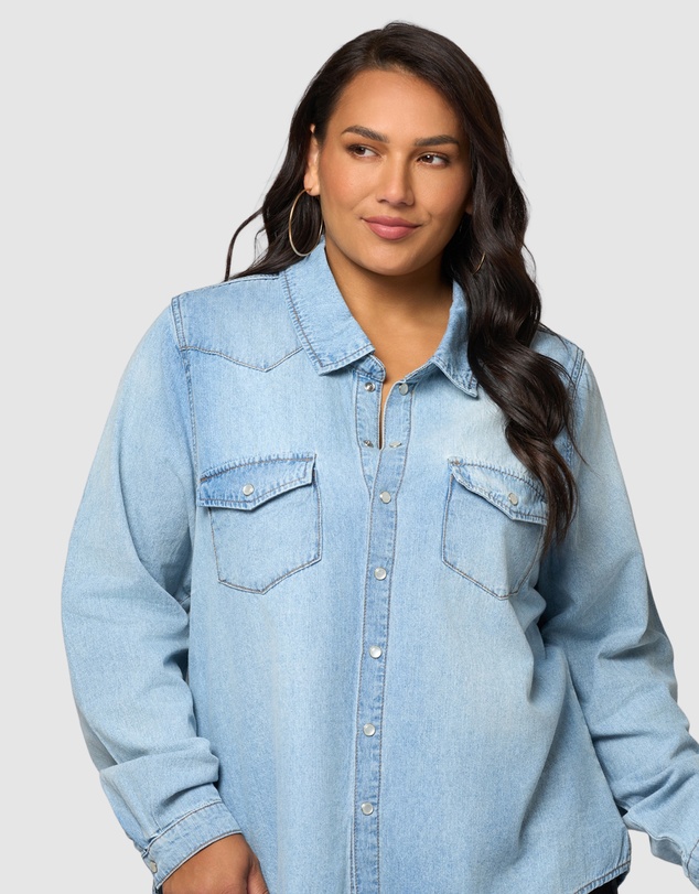 Indigo Tonic - Lyric Denim Shirt