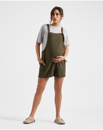Ripe Maternity - Terry Linen Playsuit