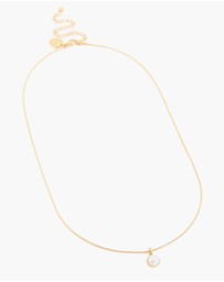 Lovisa - Waterproof Gold Plated Stainless Steel Freshwater Pearl Pendant Necklace