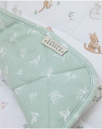 Living Textiles - Reversible Quilted Cot Comforter - Australiana