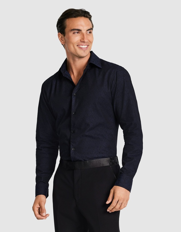 Tarocash - Anise Slim Floral Shirt