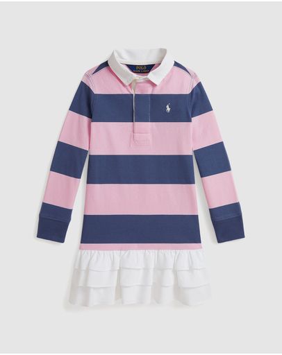 Garden Pink, Earth, Blue Stripe & Deckwash White