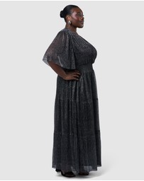 Pink Dusk by Curve Project - Steamy Encounters Maxi Dress
