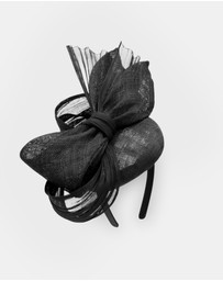 Morgan & Taylor - Illiana Fascinator in Black