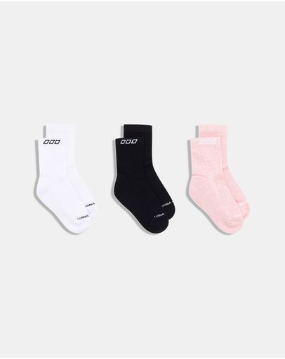 Wisteria Pink Marl, Black & White