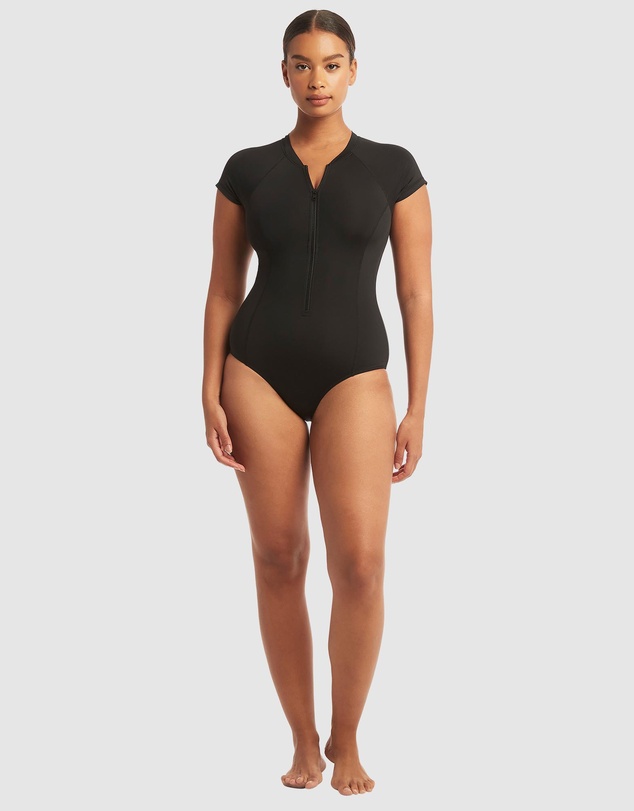 Sea Level Australia - Essentials Short Sleeve Multifit One Piece