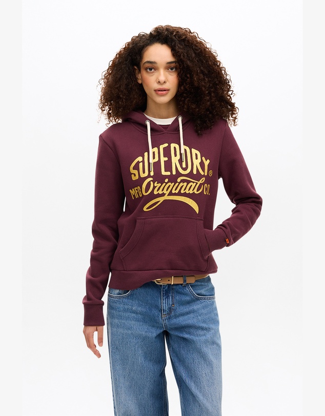 Superdry - Mfg Original Metallic Hoodie