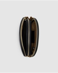 Republic of Florence - Duo Black Leather Pouch Set