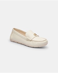 Coach - Sculpted C Leather Driver Shoes
