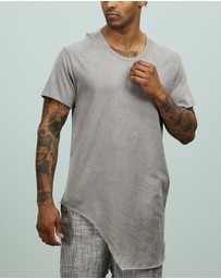 Surrounded By Ghosts - The Coltan Cotton Asymmetrical Tail T-Shirt