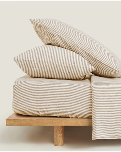 Carlotta + Gee - 100% Linen Fitted Sheet