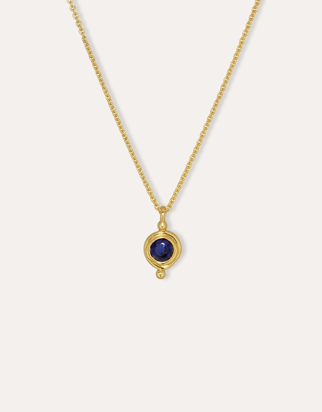 Ottoman Hands - September Birthstone Pendant Necklace