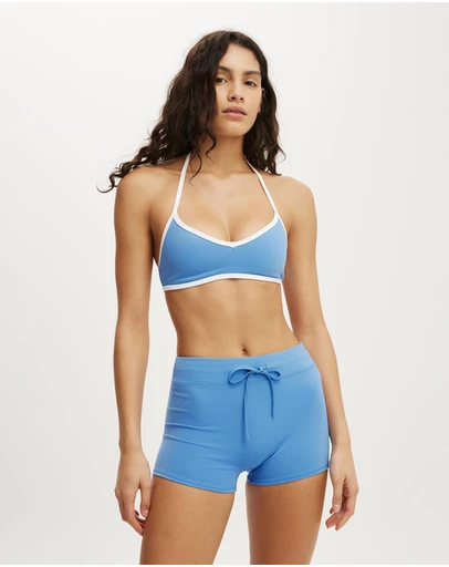 Cotton On Body Active - Ultra Soft Halter Open Back Crop