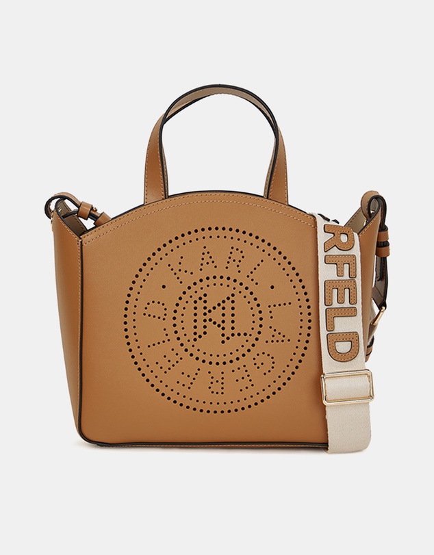Karl Lagerfeld - K/Circle Perforated Small Tote Bag