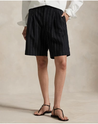 Polo Ralph Lauren - Long Pinstripe Hemp Shorts