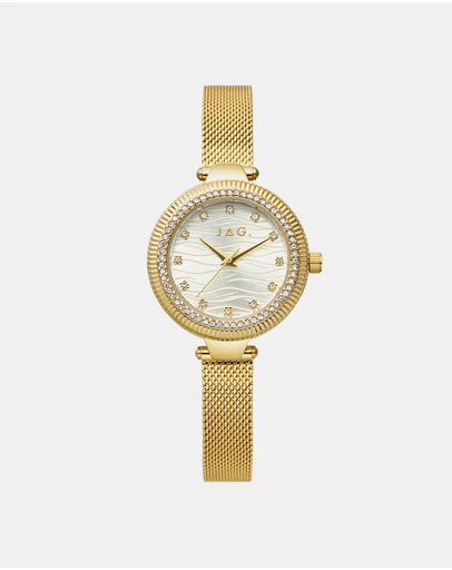 Jag - Maddy Womens Gold Dial 31mm Gold Watch